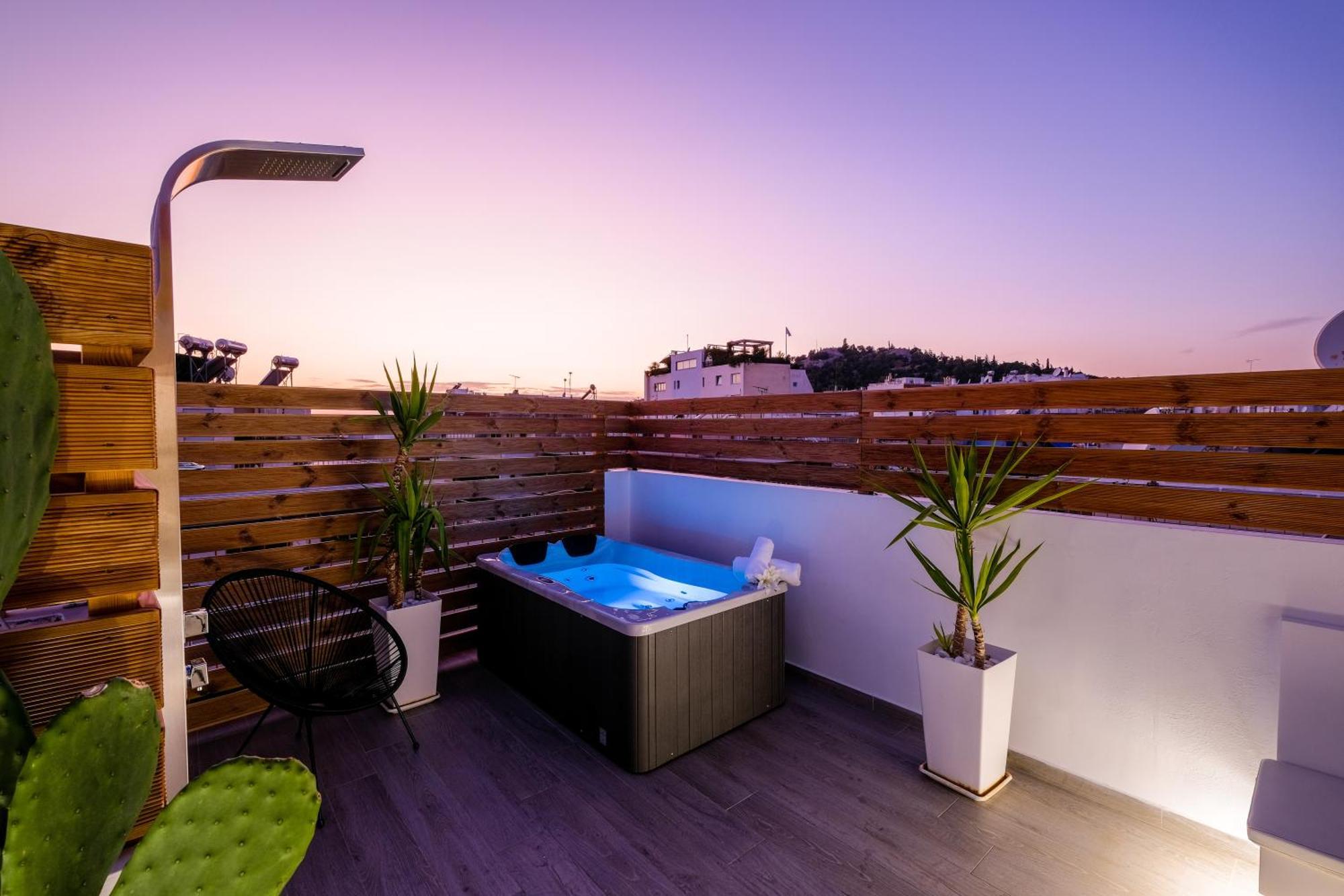 Apartament Acropolis View With Jacuzzi Ateny Zewnętrze zdjęcie