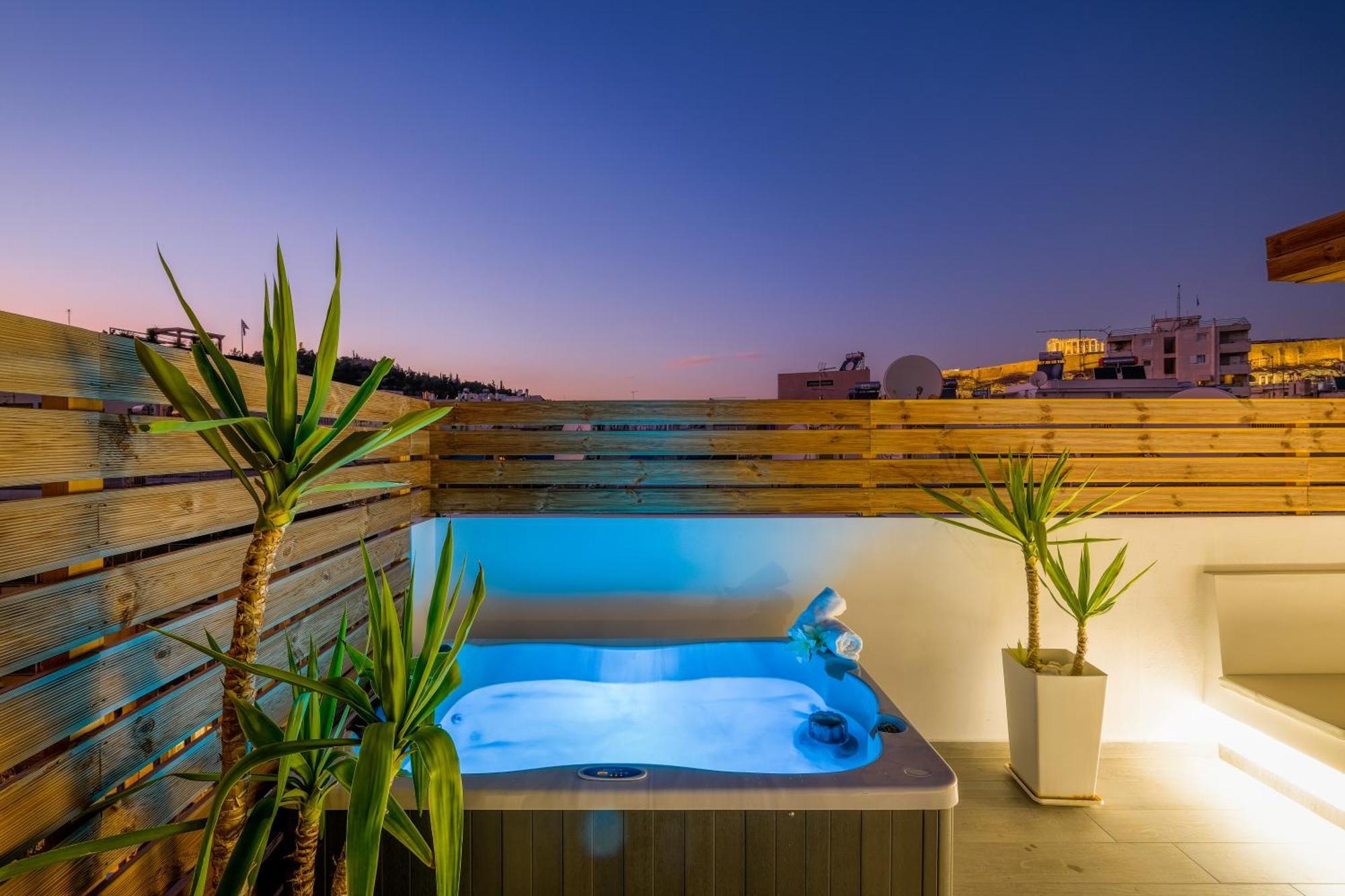 Apartament Acropolis View With Jacuzzi Ateny Zewnętrze zdjęcie